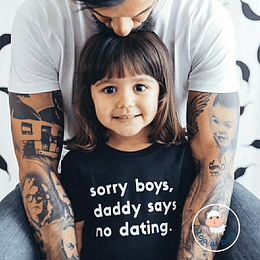 T-shirt NO DATING (várias opções) - Criança e Adulto
