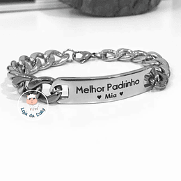 Pulseira MELHOR Personalizada (várias opções - aço) - Adulto