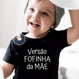 T-shirt VERSÃO FOFINHA (várias opções) - Criança e Adulto