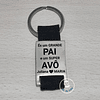 Porta-Chaves QUALQUER TEXTO Personalizado por ti (Modelo 1)