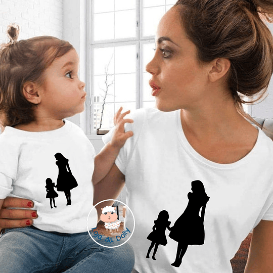 T-shirt  SILHUETA AMOR PARA VIDA TODA  (várias opções) - Criança e Adulto