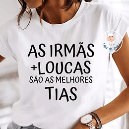 T-shirt +LOUCAS/OS (várias opções) - Adulto