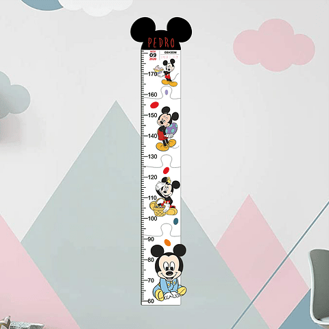 Régua Crescimento MICKEY Personalizada