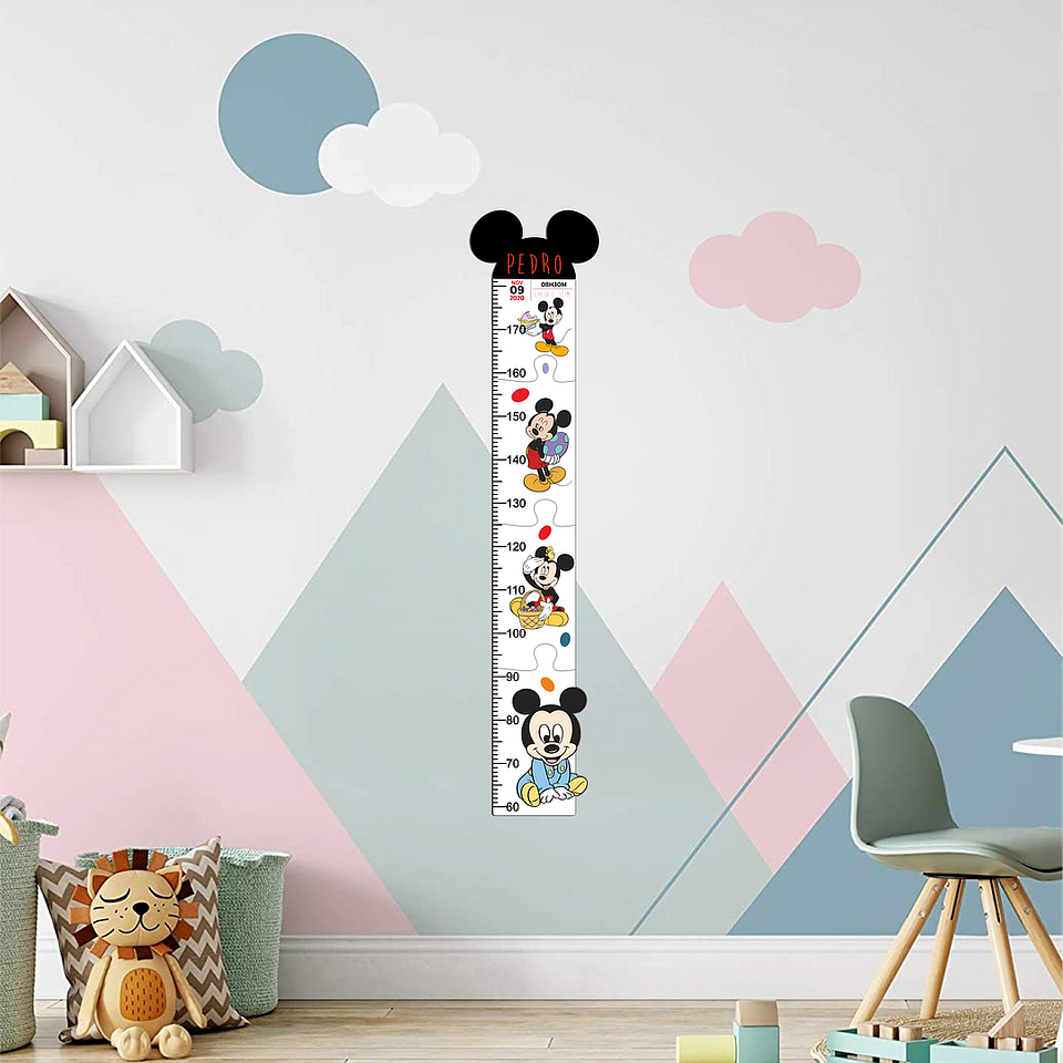 Régua Crescimento MICKEY Personalizada 2