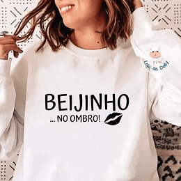 Sweat BEIJINHO NO OMBRO (várias opções) - Adulto