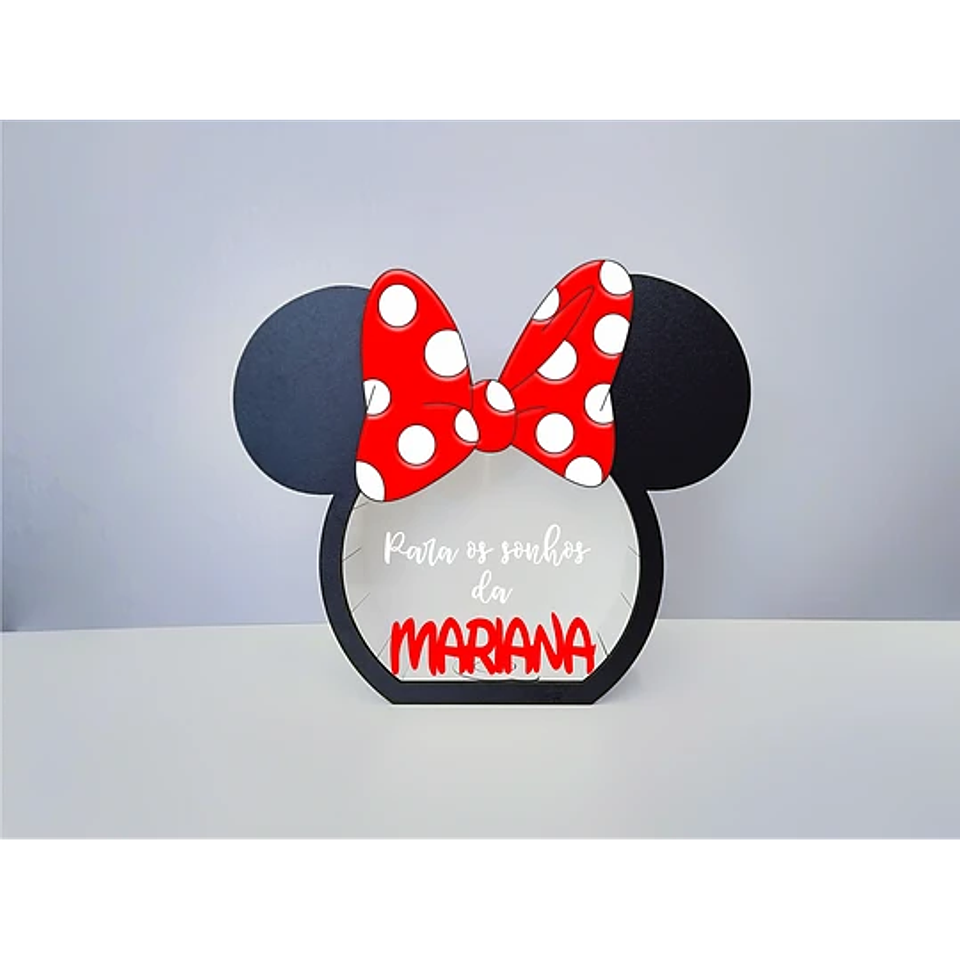 Mealheiro MINNIE Personalizado 2