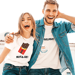 T-shirt GULOSO/A (várias opções) - Adulto