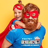 T-shirt CINEMA SUPER HERÓIS (Mãe, Filha, Pai, Padrinho, Avó, etc) - Criança e Adulto