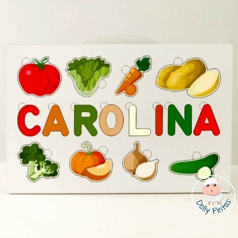 Jogo Puzzle Educativo LEGUMES Personalizado 1