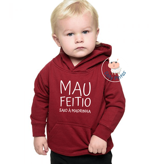 Sweat com Capuz MAU FEITIO (várias opções) - Criança e Adulto