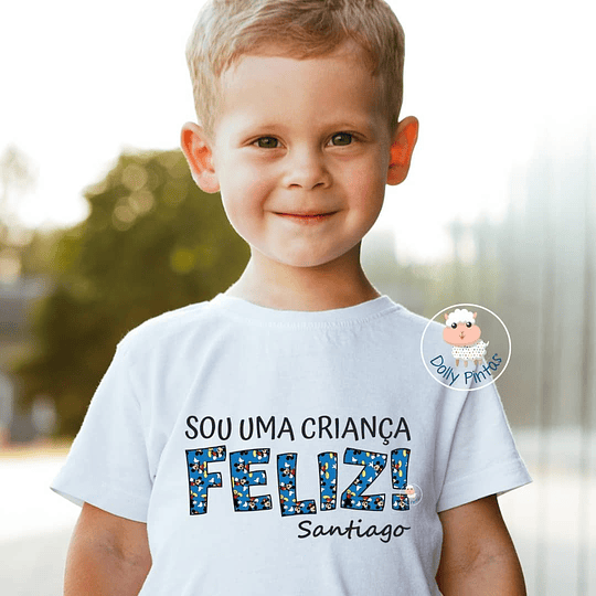 T-shirt MICKEY - SOU UMA CRIANÇA FELIZ