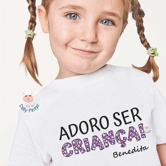 T-shirt UNICÓRNIOS - ADORO SER CRIANÇA