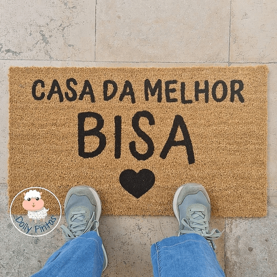 Tapete Entrada CASA DA MELHOR BISA Personalizado