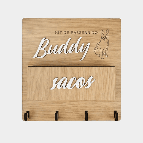 Porta-Trelas e Sacos de Parede Personalizado