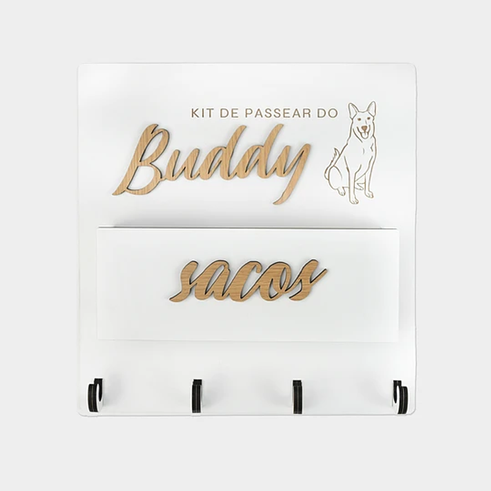 Porta-Trelas e Sacos de Parede Personalizado 2