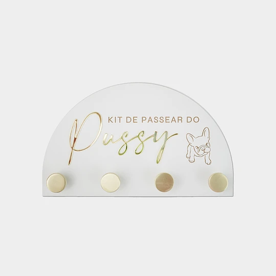 Porta-Trelas de Parede MEIA-LUA PREMIUM Personalizado 3