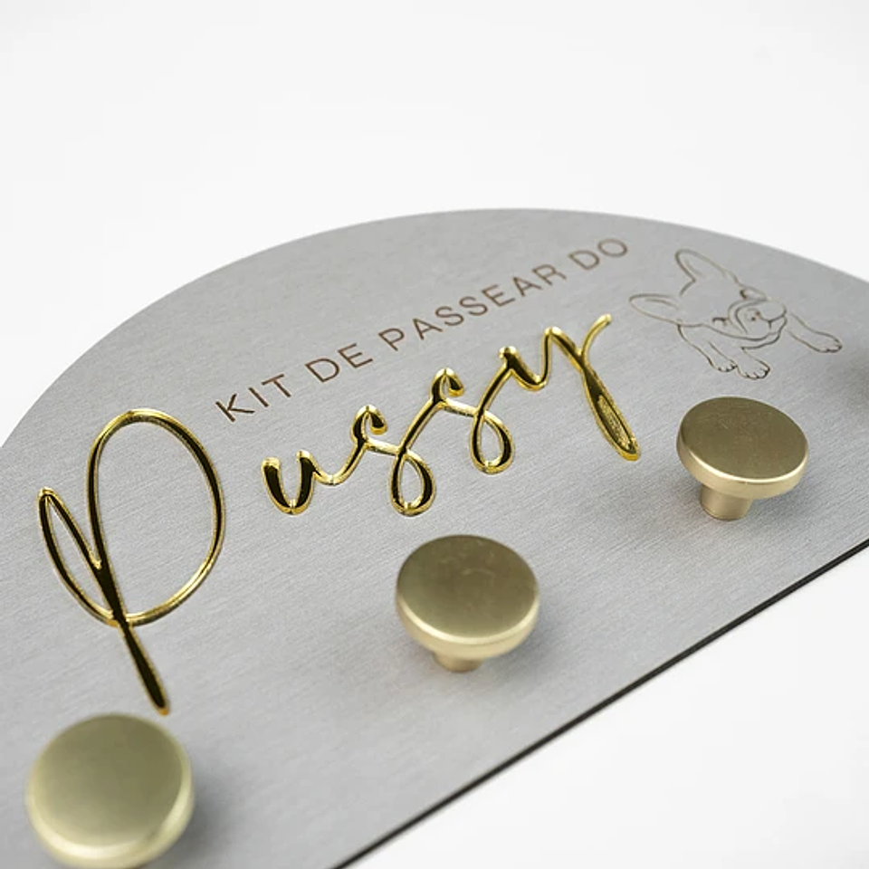 Porta-Trelas de Parede MEIA-LUA PREMIUM Personalizado 5