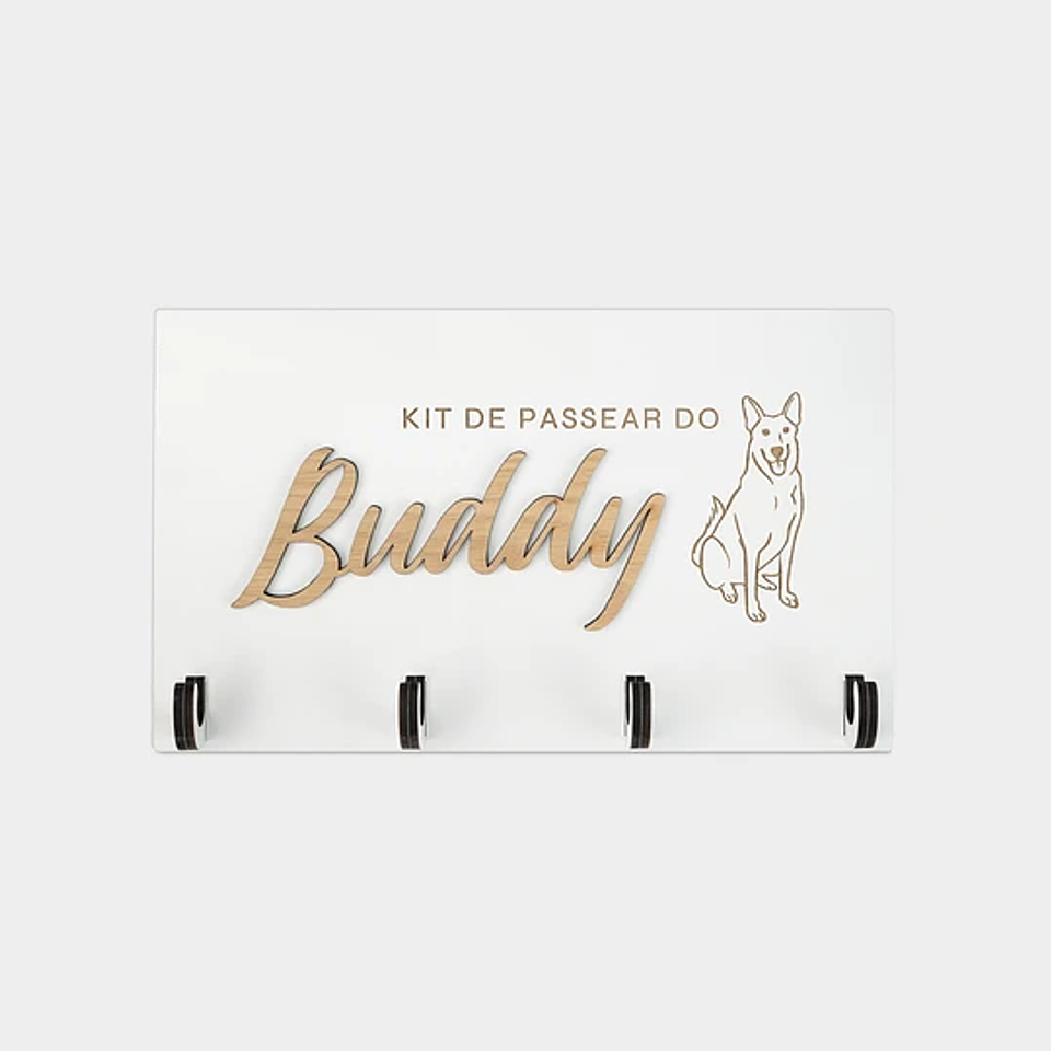 Porta-Trelas de Parede RETANGULAR STANDARD Personalizado 2