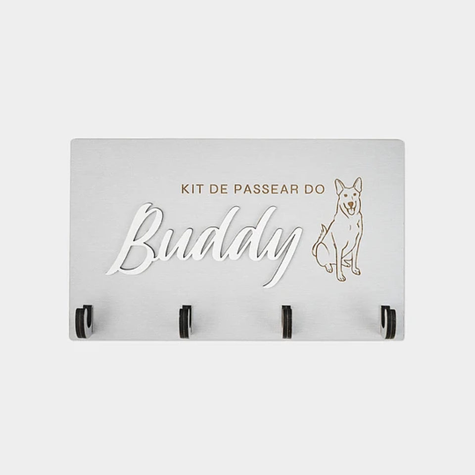 Porta-Trelas de Parede RETANGULAR STANDARD Personalizado 3