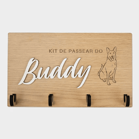 Porta-Trelas de Parede RETANGULAR STANDARD Personalizado