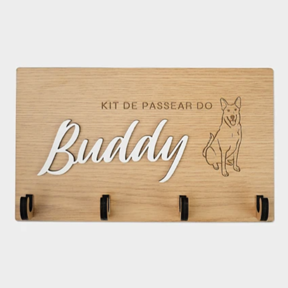 Porta-Trelas de Parede RETANGULAR STANDARD Personalizado 1