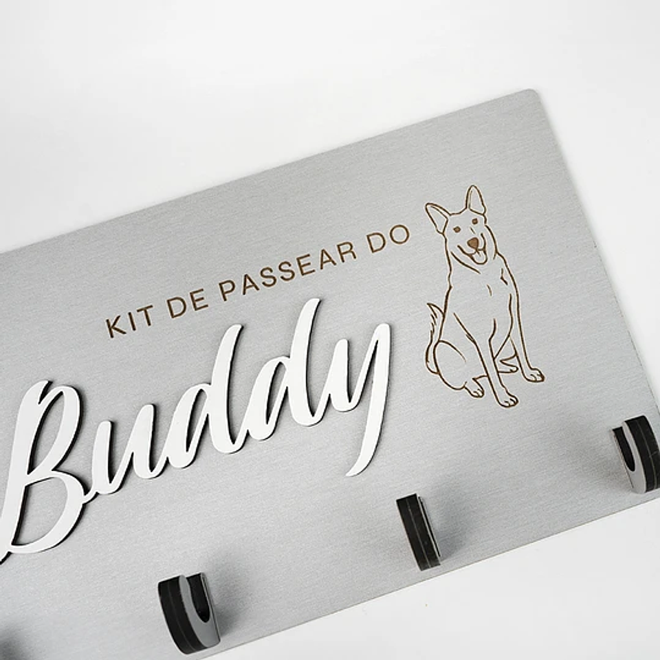 Porta-Trelas de Parede RETANGULAR STANDARD Personalizado 5