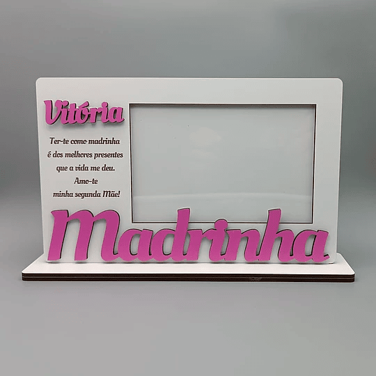 Moldura Foto PARENTESCO Personalizada MDF (várias opções)