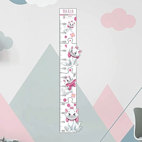 Régua Crescimento GATINHA Personalizada