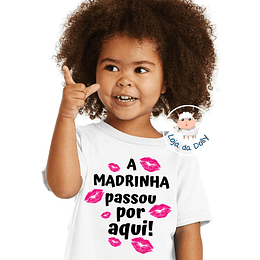 T-shirt MADRINHA PASSOU POR AQUI - Criança
