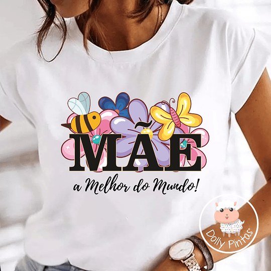 T-shirt MÃE FLORES