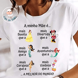 T-shirt MÃE PRINCESAS DISNEY - Adulto