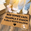 Tapete Entrada NÓS SOMOS CASA BAGUNÇA E VIAGEM