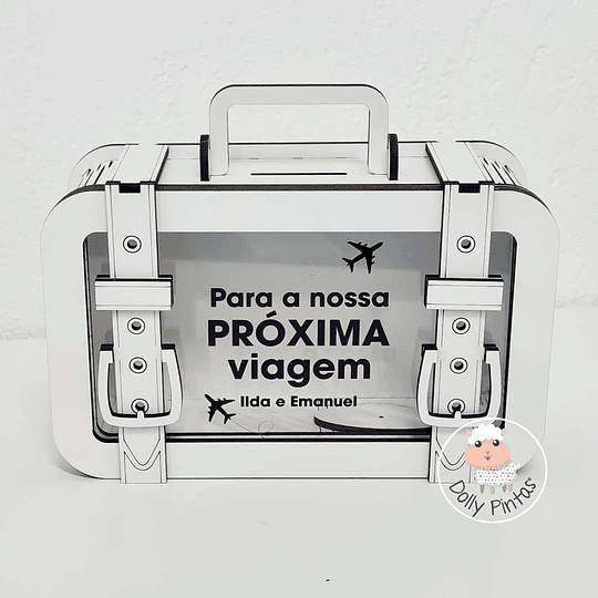 Mealheiro MALA VIAGEM Personalizado (várias opções)