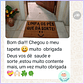Tapete Entrada LIMPA OS PÉS QUE DÁ SORTE Personalizado - Thumbnail 2
