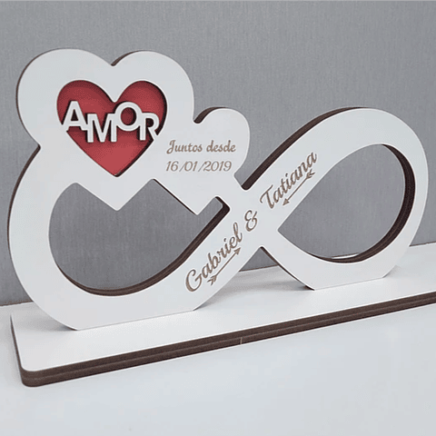 Placa Decorativa INFINITO Personalizada