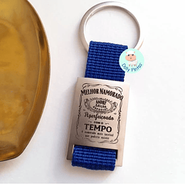 Porta-Chaves QUALQUER TEXTO Mod.1 (várias cores - personalizado)