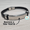 Pulseira QUALQUER TEXTO Mod.1 Personalizada