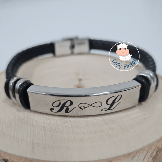 Pulseira QUALQUER TEXTO Mod.1 Personalizada