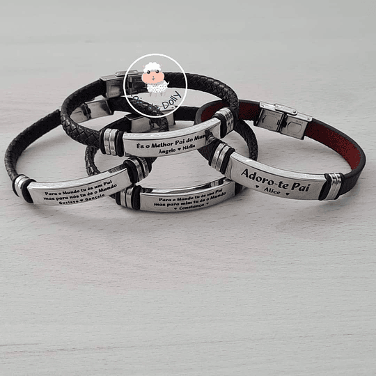 Pulseira QUALQUER TEXTO Mod.1 Personalizada