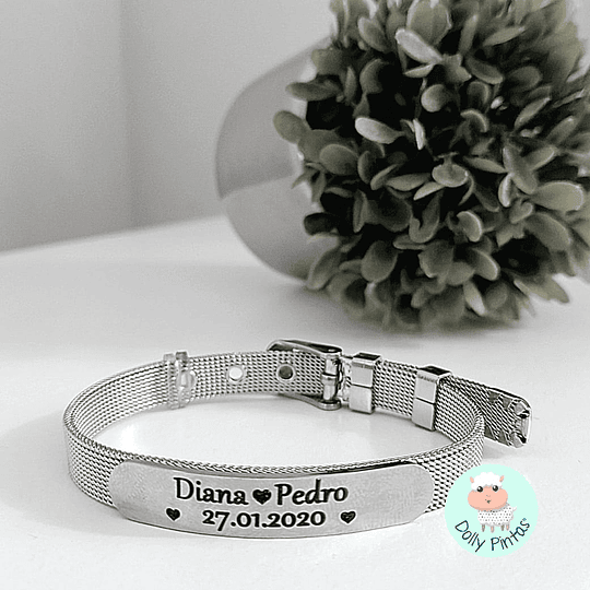 Pulseira BRACELETE (várias cores - personalizada) 