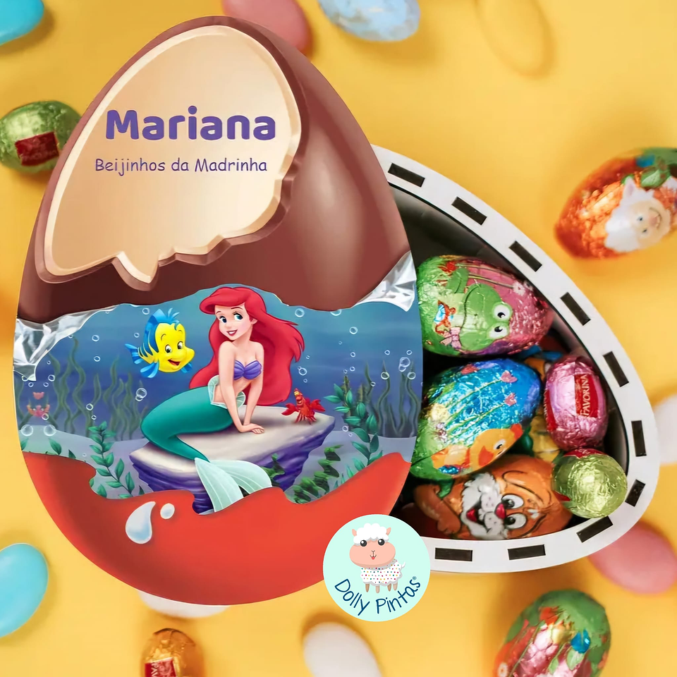 Caixa Presente Ovo ARIEL Personalizada 1