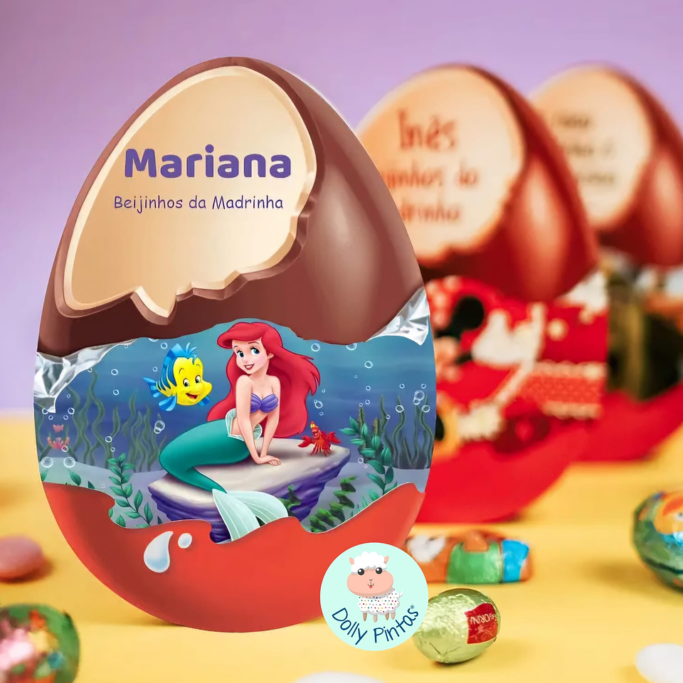 Caixa Presente Ovo ARIEL Personalizada 2