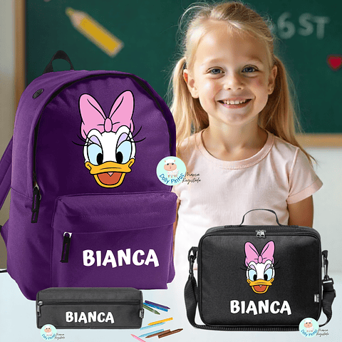 MARGARIDA - Mochila Personalizada (vários tamanhos e cores)