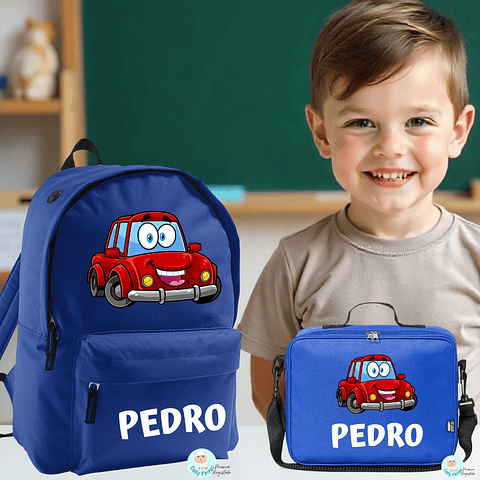 HAPPY CAR - Mochila Personalizada (vários tamanhos e cores)