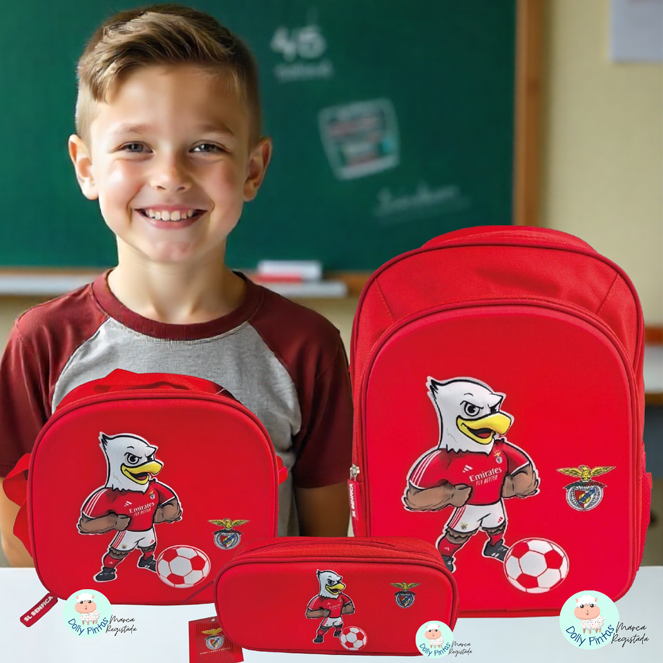 ÁGUIA VITÓRIA SLB BENFICA - Mochila 3D Personalizada (vários tamanhos) 1