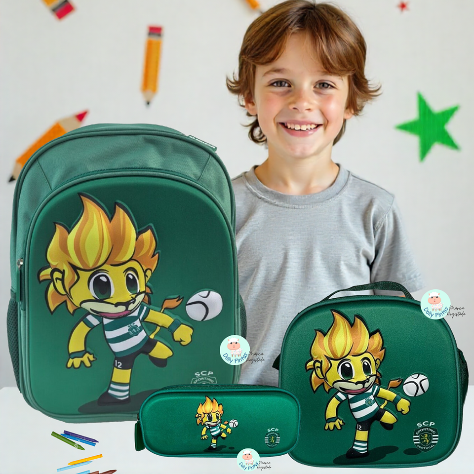 JUBAS SPORTING SCP - Mochila 3D Personalizada (vários tamanhos) 1