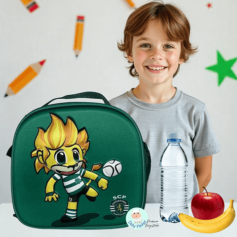 JUBAS SPORTING SCP - Lancheira 3D Personalizada