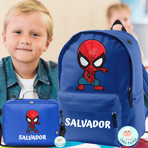 HOMEM ARANHA  - Mochila Personalizada (vários tamanhos e cores)