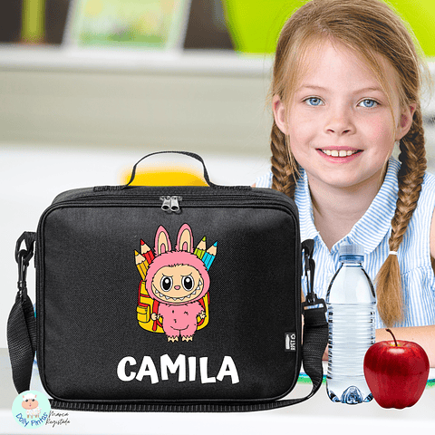 LABUBU ROSA - Lancheira Térmica Personalizada (várias opções)