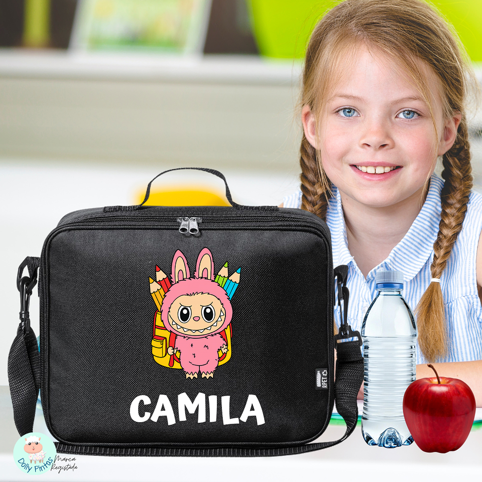 LABUBU ROSA - Lancheira Térmica Personalizada (várias opções) 1